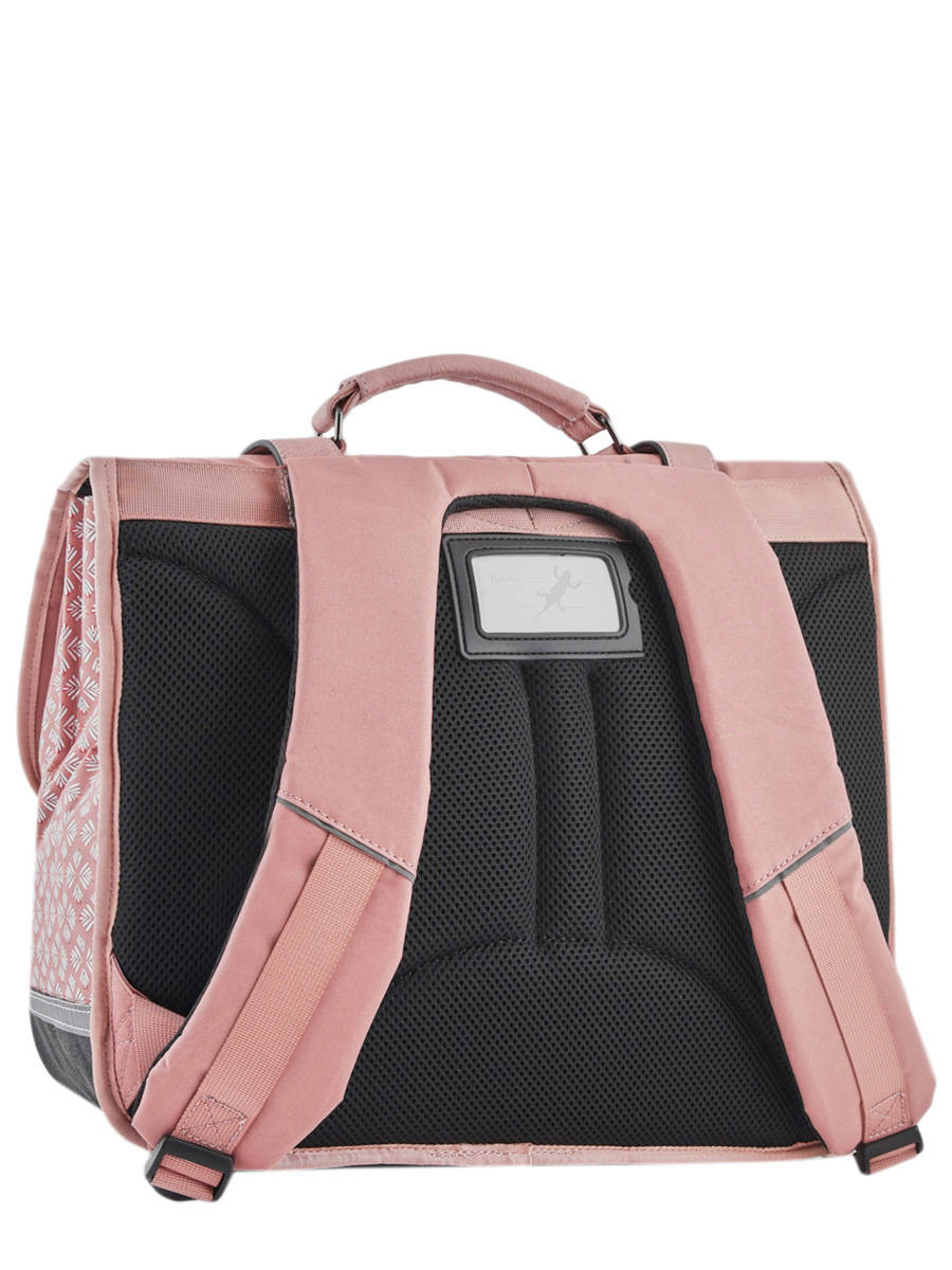 Cartable 41cm Cam/él/éon Vintage avec 3 Compartiments Id/éal pour l/école Primaire et la rentr/ée Scolaire en CM1 et CM2 pour Fille et gar/çon