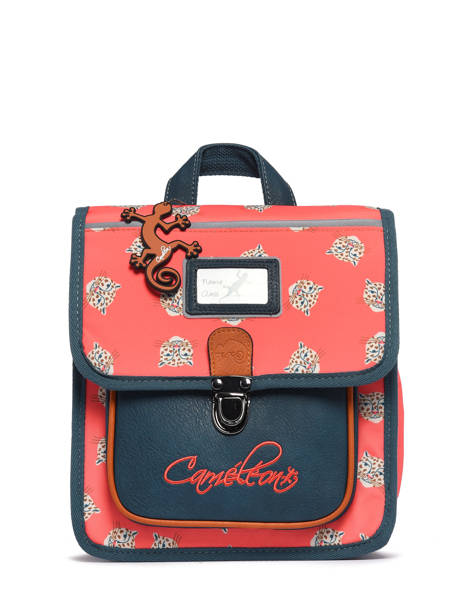 Sac  Dos 1 Compartiment Cameleon Rose retro PBRESD30