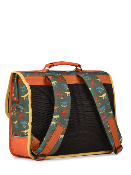 Cartable 1 Compartiment Cameleon Vert retro PBRECA32 vue secondaire 4