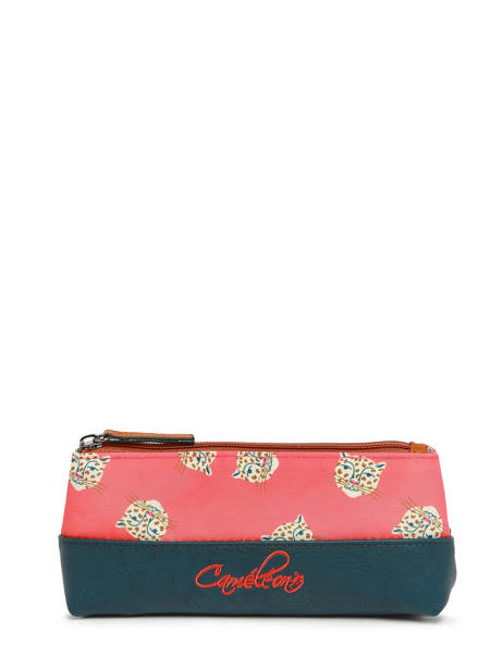 Pencil Case 1 Compartment Cameleon Pink retro PBRETROU