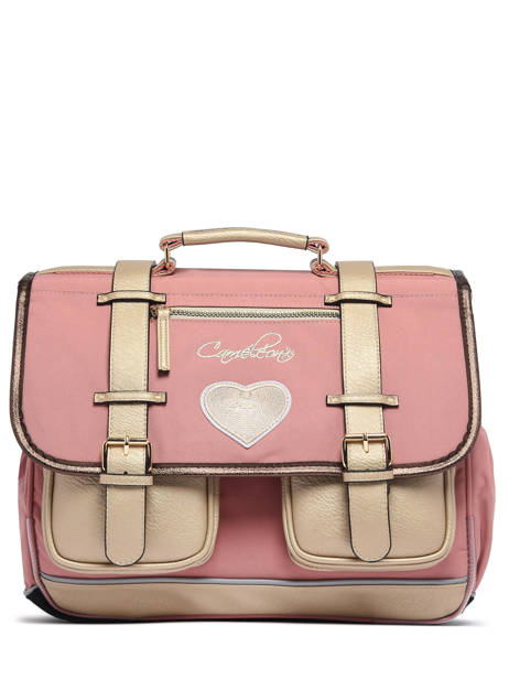 Wheeled Schoolbag 2 Compartments Cameleon Pink vintage fantasy PBVGCA38
