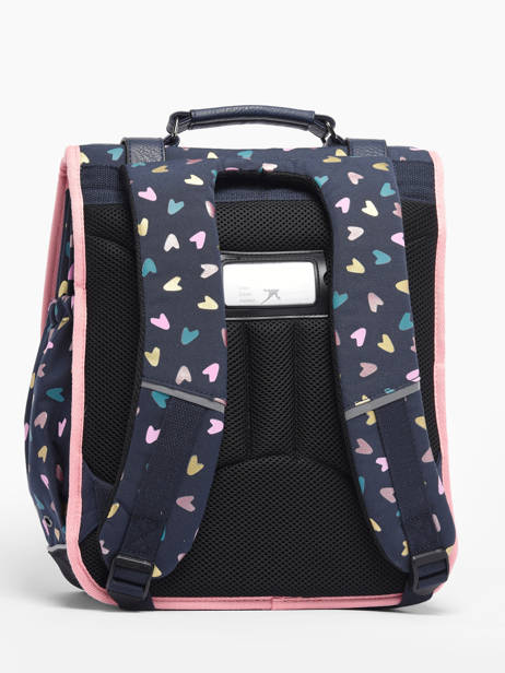 3-compartment Backpack Cameleon Blue vintage fantasy PBVGSD39 other view 5