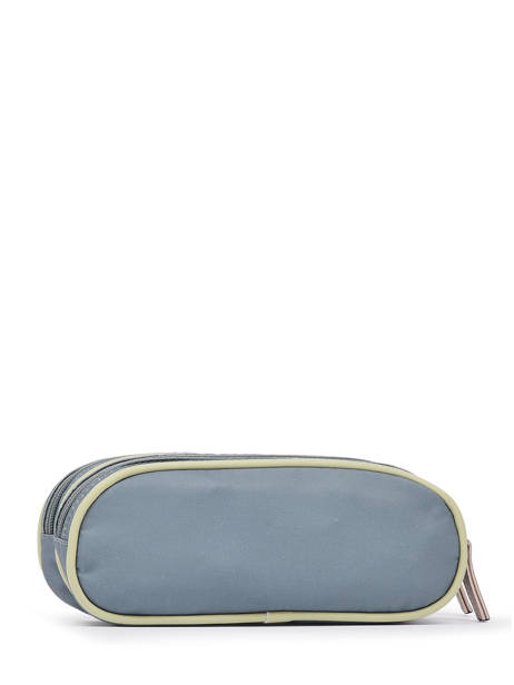 Pencil Case For Girls 2 Compartments Cameleon Green vintage fantasy PBVGTROU other view 2