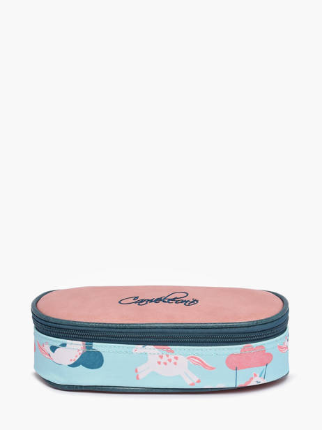 Trousse 1 Compartiment Cameleon Bleu retro PLUM