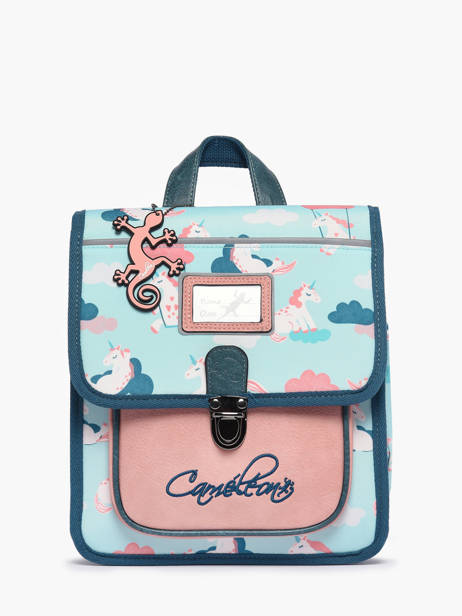 Backpack 1 Compartment Cameleon Blue retro SD30