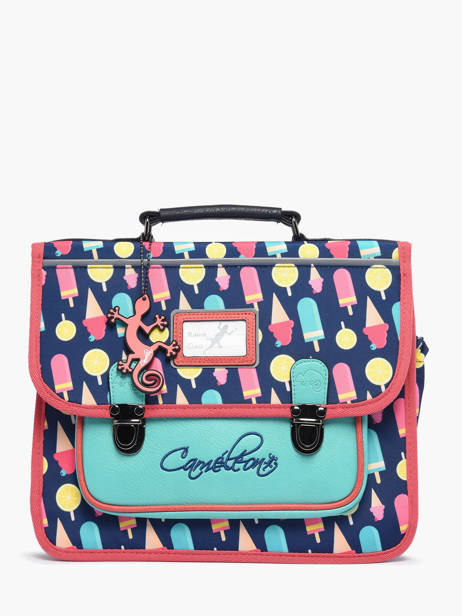 Satchel For Kids 2 Compartments Cameleon Multicolor retro PBVGCR38