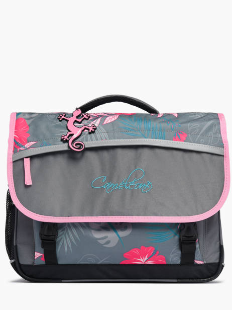 Cartable Enfant 3 Compartiments Cameleon Gris actual CA41
