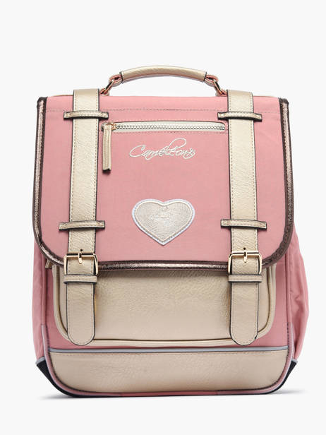 3-compartment Backpack Cameleon Pink vintage fantasy PBVGSD39