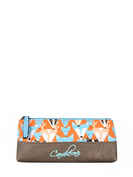 Trousse 1 Compartiment Cameleon Orange retro PBRETROU vue secondaire 3