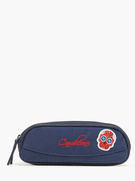 Pennenzak 2 Compartiments Vintage Family Boulanger Cameleon Blauw vintage family boulanger TROU