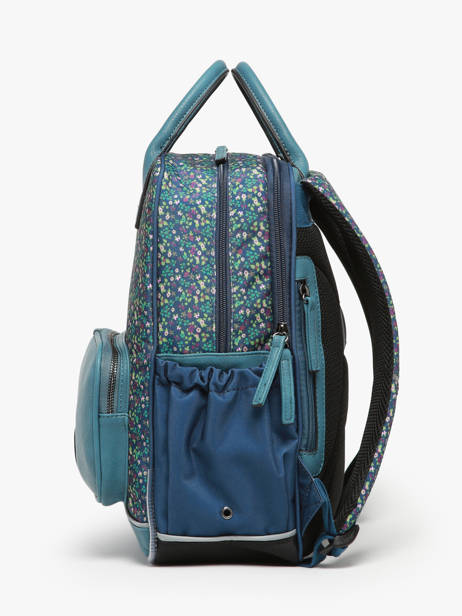 2-compartment Backpack Cameleon Multicolor vintage fantasy SD37 other view 1
