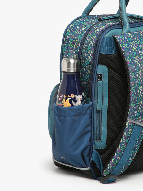 2-compartment Backpack Cameleon Multicolor vintage fantasy SD37 other view 4