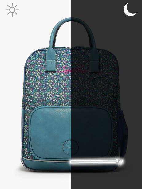 2-compartment Backpack Cameleon Multicolor vintage fantasy SD37 other view 6