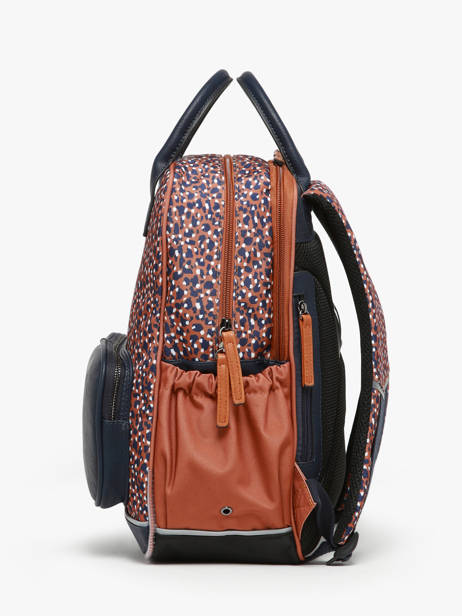 2-compartment Backpack Cameleon Brown vintage fantasy SD37 other view 1