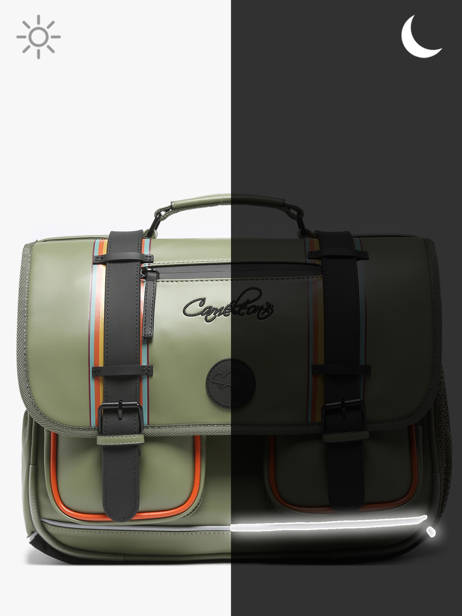 Vintage North Satchel Cameleon Green vintage north CA41 other view 7
