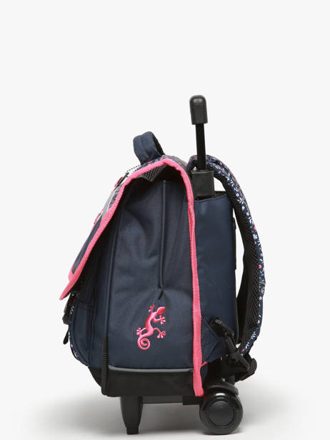 Cartable à Roulettes Enfant 2 Compartiments Cameleon Rose actual CR38 vue secondaire 2