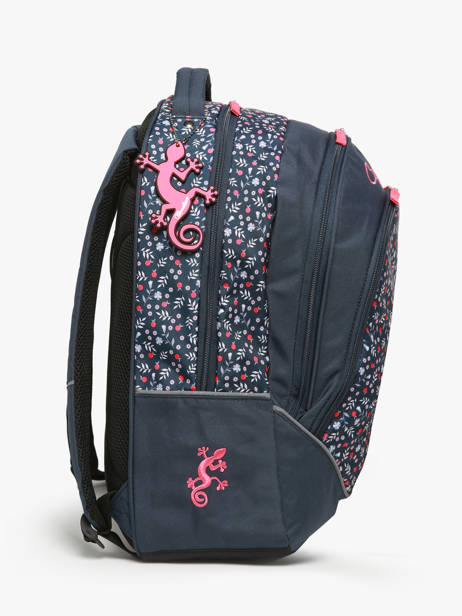 2-compartment Backpack Cameleon Pink actual SD45 other view 2