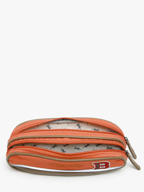 Pennenzak Kinderen 2 Compartimenten Cameleon Oranje vintage urban VIB-TROU ander zicht 1