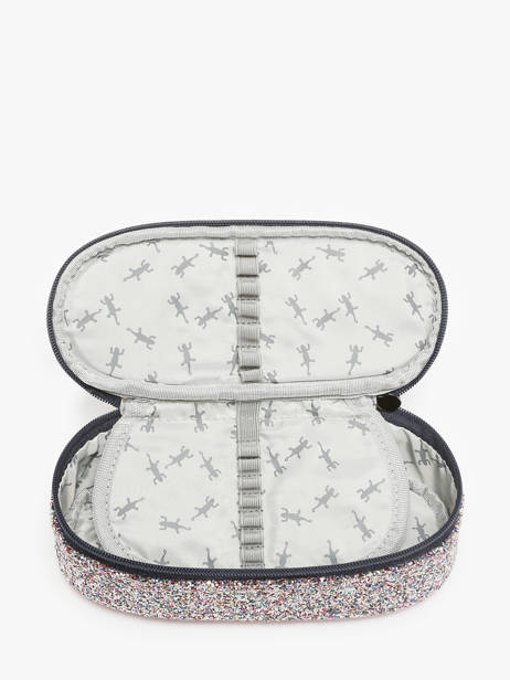 1 Compartment Pouch Cameleon Multicolor retro PLUM other view 1