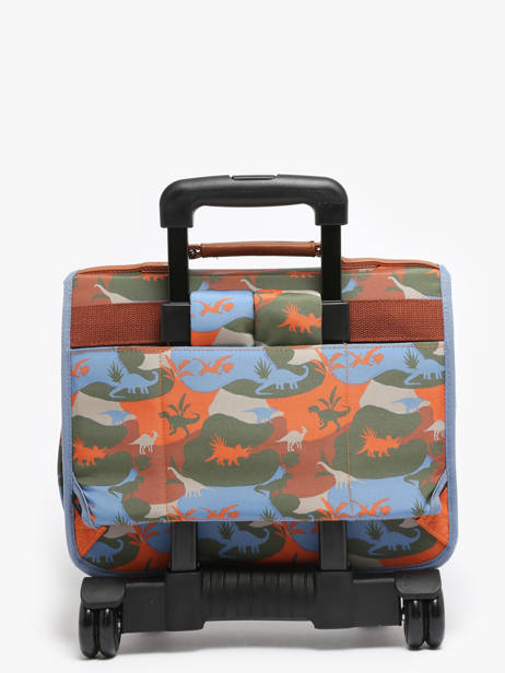 Wheeled Backpack Rétro Cameleon Multicolor retro CA32 other view 5