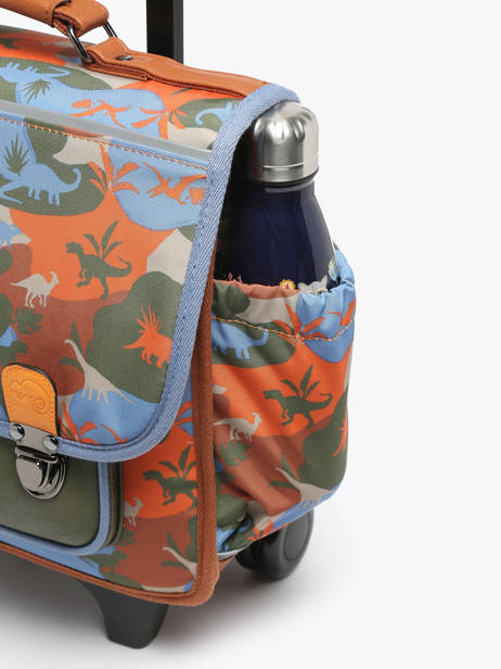 Wheeled Backpack Rétro Cameleon Multicolor retro CA32 other view 6