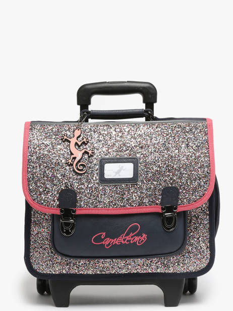 Cartable  Roulettes Rtro Cameleon Multicolore retro CA32