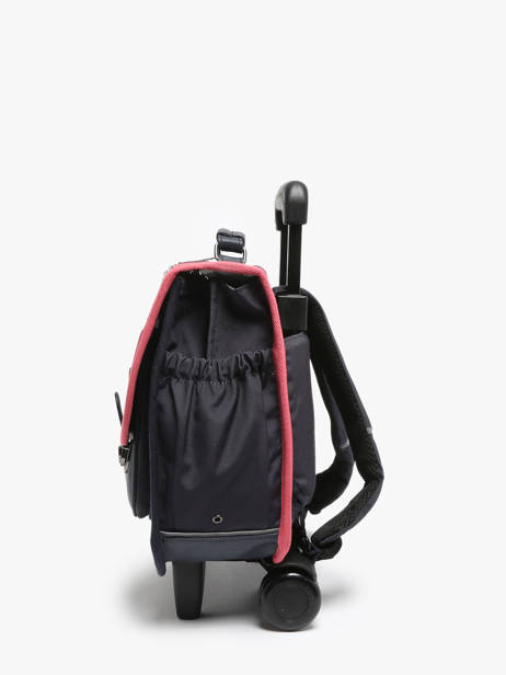 Cartable à Roulettes Rétro Cameleon Multicolore retro CA32 vue secondaire 2