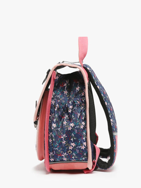 Backpack 1 Compartment Cameleon Multicolor retro SD30 other view 2