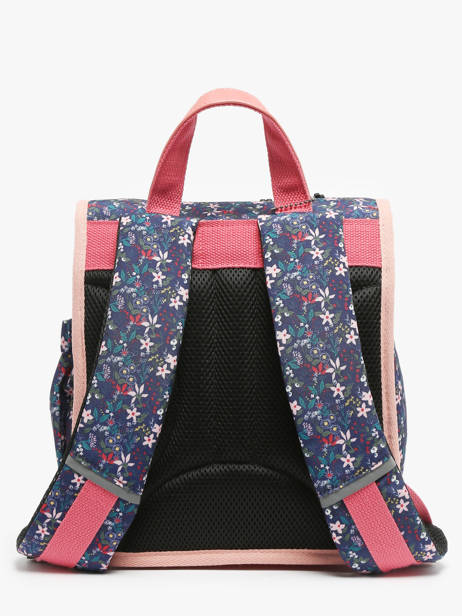Backpack 1 Compartment Cameleon Multicolor retro SD30 other view 4