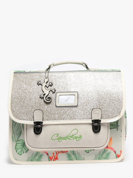 Cartable Enfant 2 Compartiments Cameleon Multicolore retro PBVGCR38