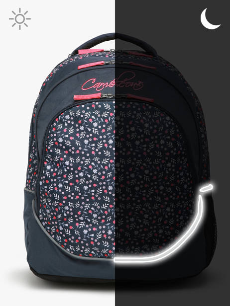 2-compartment Backpack Cameleon Pink actual SD45 other view 7