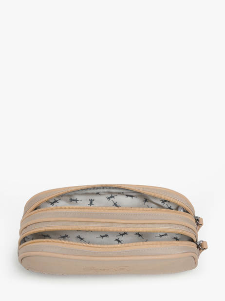 Pencil Case For Kids 2 Compartments Cameleon Beige vintage fantasy TROU other view 1