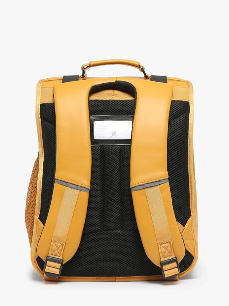 2-compartment Vintage North Backpack Cameleon Yellow vintage north SD39 other view 5