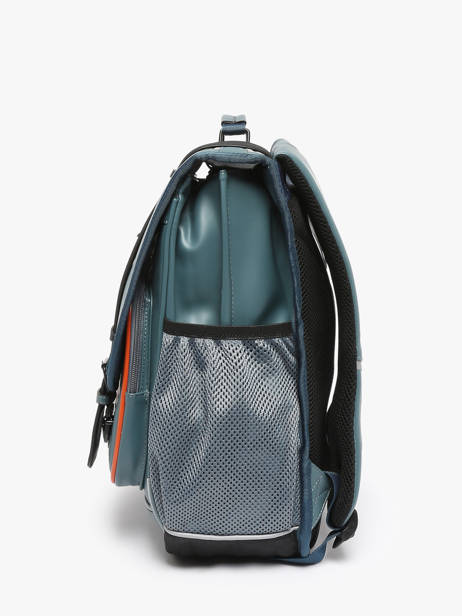 Sac à Dos Vintage North 2 Compartiments Cameleon Bleu vintage north SD39 vue secondaire 4