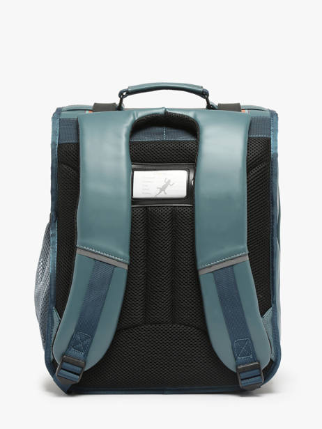 Sac à Dos Vintage North 2 Compartiments Cameleon Bleu vintage north SD39 vue secondaire 6