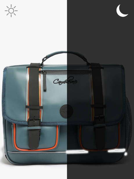 Vintage North Satchel Cameleon Blue vintage north CA41 other view 9