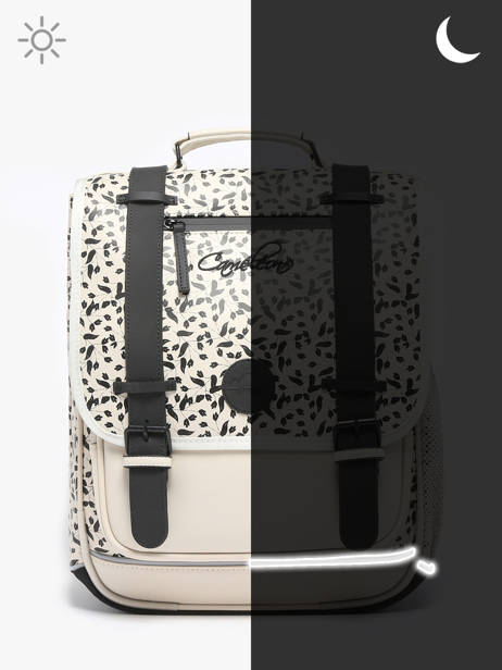 Sac à Dos Vintage North 2 Compartiments Cameleon Beige vintage north SD39 vue secondaire 9