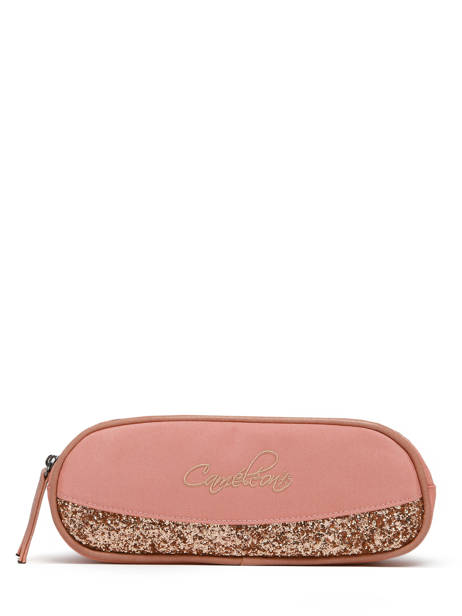 Trousse Enfant 2 Compartiments Cameleon Rose vintage fantasy TROU vue secondaire 3