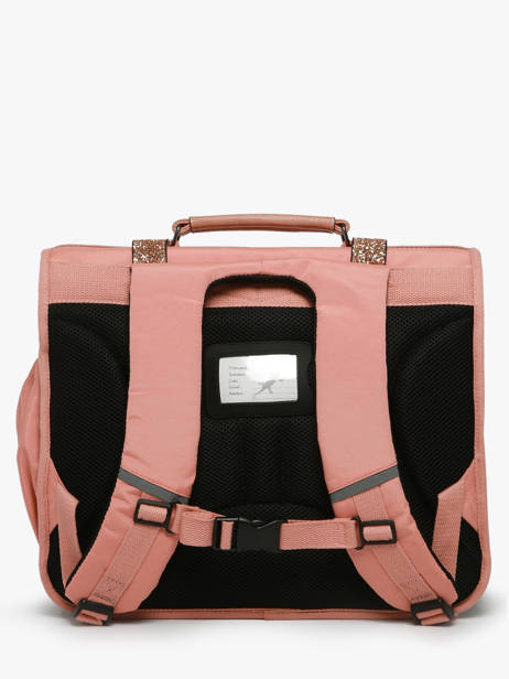 Cartable Enfant 3 Compartiments Cameleon Rose vintage fantasy CA41 vue secondaire 4