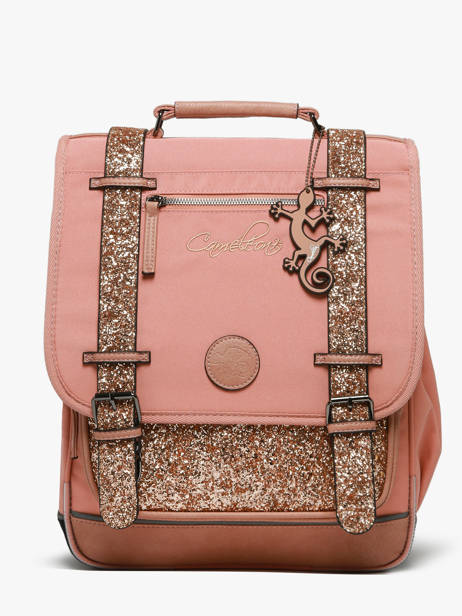 2-compartment Vintage Fantasy Backpack Cameleon Pink vintage fantasy SD39 other view 1