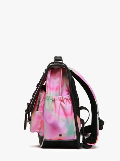 Cartable Enfant 2 Compartiments Cameleon Rose vintage fantasy CA38 vue secondaire 2