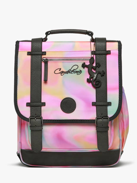 Sac  Dos Vintage Fantasy 2 Compartiments Cameleon Rose vintage fantasy SD39