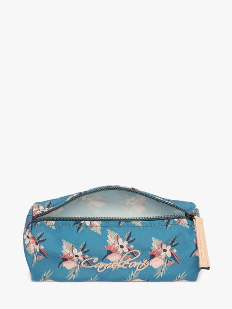 Vintage Pencil Pouch 1 Compartment Cameleon Blue vintage fantasy PBVGSTRO other view 1