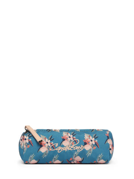 Vintage Pencil Pouch 1 Compartment Cameleon Blue vintage fantasy PBVGSTRO other view 3