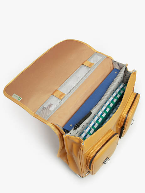 Cartable Vintage North Cameleon Jaune vintage north CA38 vue secondaire 3