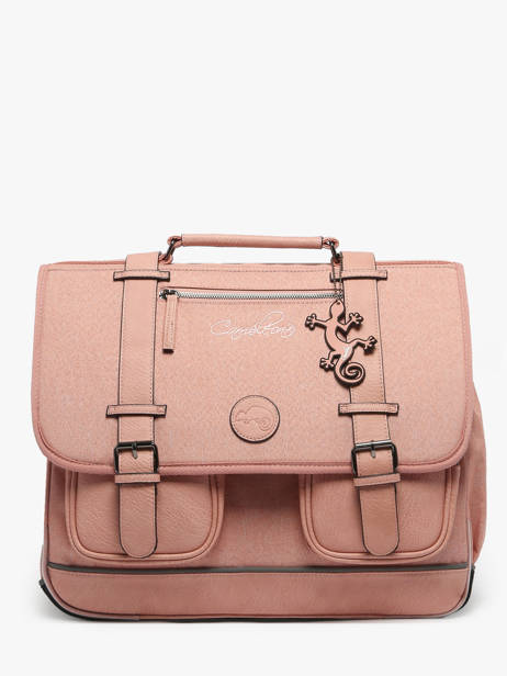 Cartable 3 Compartiments Cameleon Rose vintage color VIC-CA41