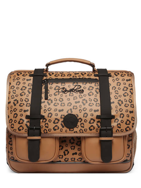 Cartable Vintage North Cameleon Marron vintage north CA41 vue secondaire 6