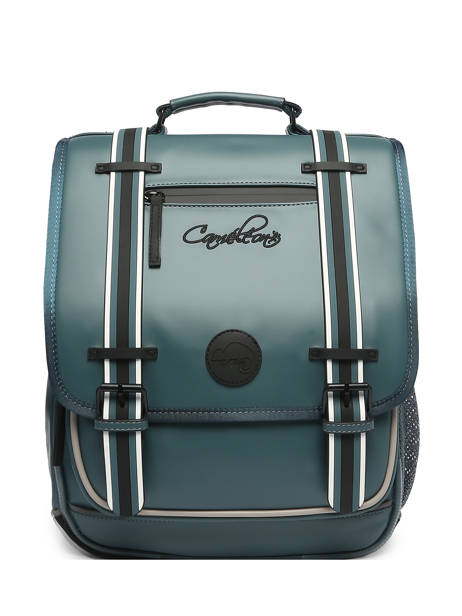 Sac à Dos Vintage North 2 Compartiments Cameleon Bleu vintage north SD39 vue secondaire 6