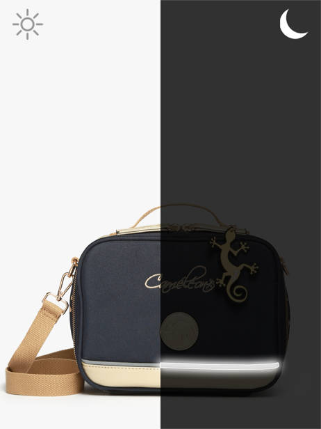 Sac Gouter Cameleon Bleu vintage fantasy BL24 vue secondaire 5