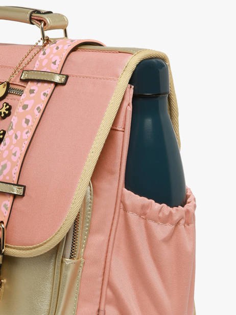 Cartable Enfant 2 Compartiments Cameleon Rose vintage fantasy CA35 vue secondaire 5